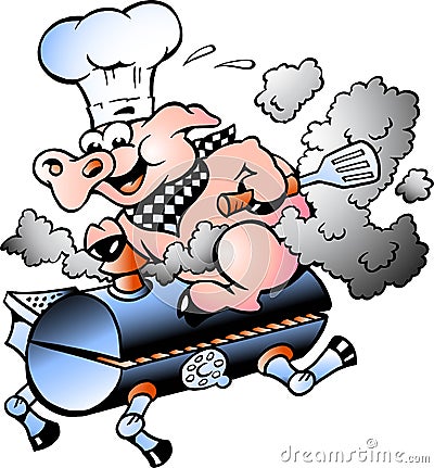 vector-illustration-chef-pig-riding-bbq-barrel-28622642.jpg
