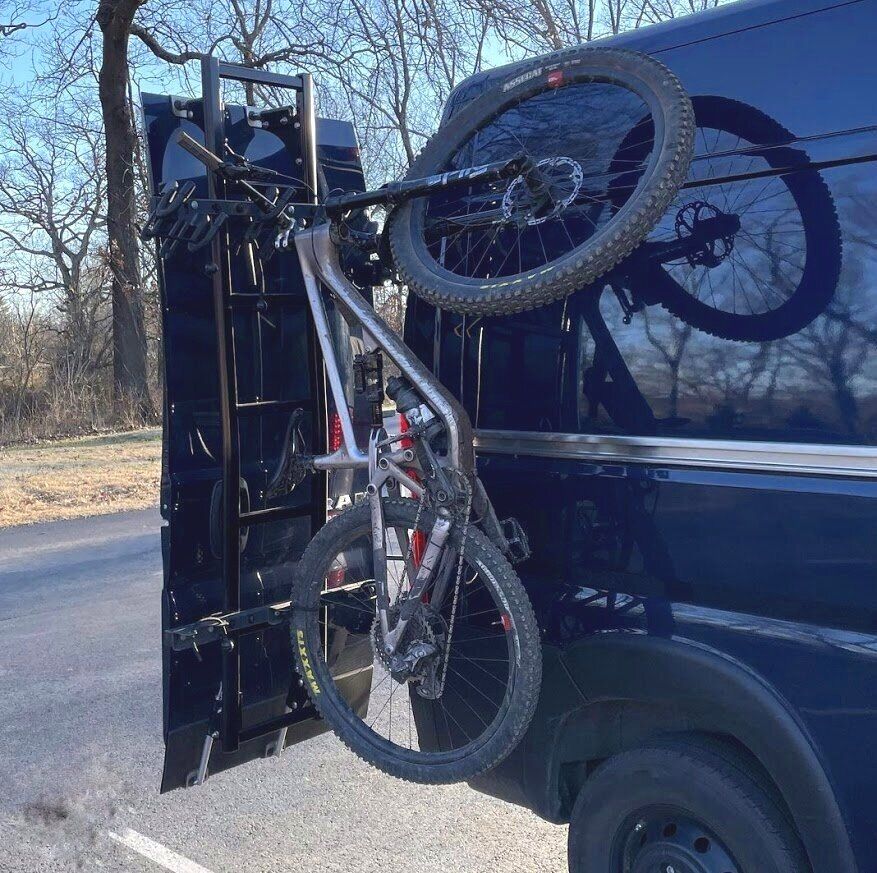 Rear door sales bike carrier