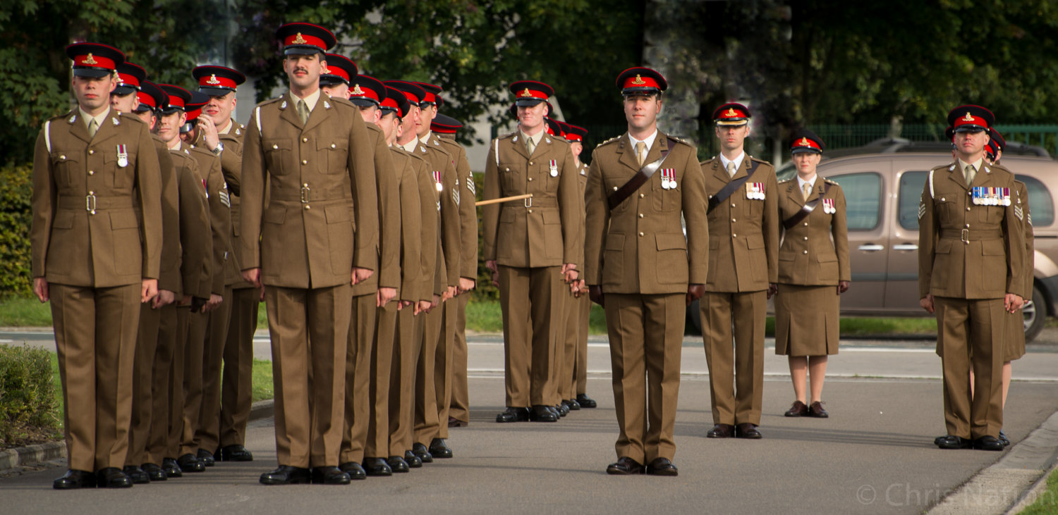 Troop ready to march. Signs del 02-7133.JPG