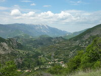 View looking down to Montbrun les Bain and Ventoux in the background.jpg