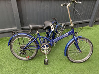 Two Raleigh Parkway Folding Bikes
