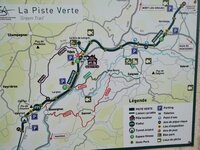 La piste verte en sumene artense