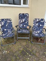 Bel-Sol camping chairs x 3