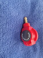 Bullfinch LPG Gas BBQ outlet point quick release connector for Caravan Motorhome