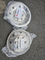 Ford transit front and rear stainless steel wheel hubs