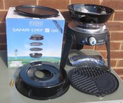 CADAC SAFARI CHEF 2 QR (Boxed) and BULLFINCH GAS OUTLET POINT 6087