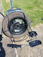 Vauxhall Combo MkII Spare Wheel, Carrier and toolkit