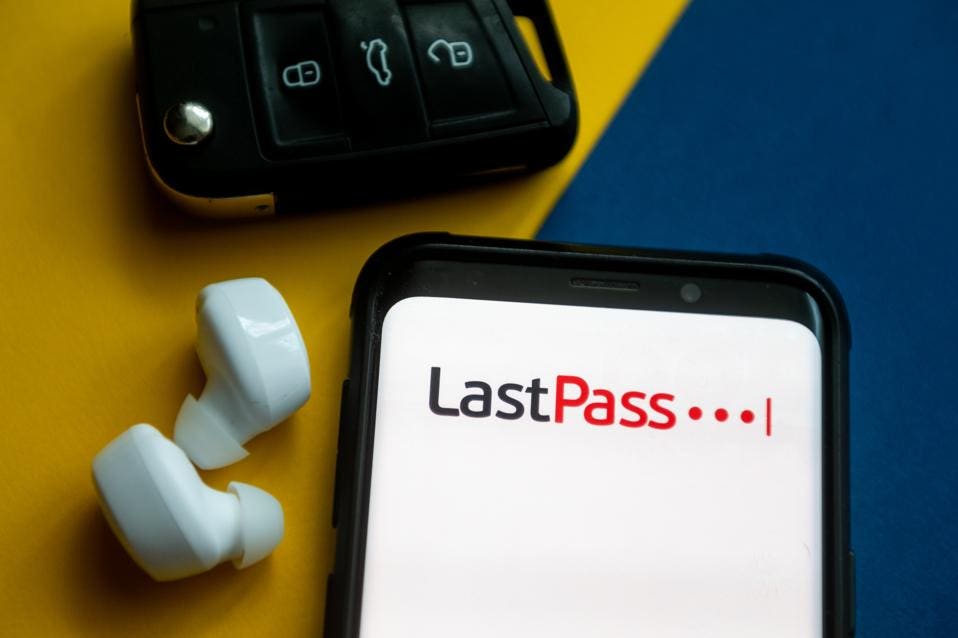 LastPass logo seen on a smartphone