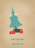 Merry Christmas Animation GIF by Lisa Vertudaches
