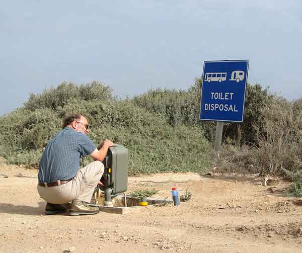 Wild camping waste disposal