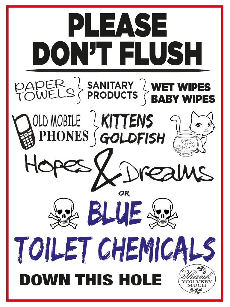 Motorhomr toilet chemicals can be dangerous