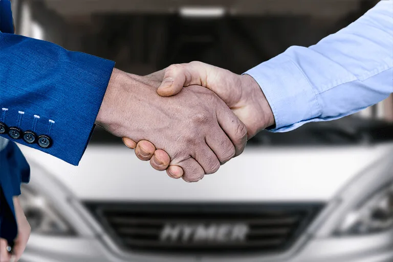 Handshake after How to get the best deal on a motorhome